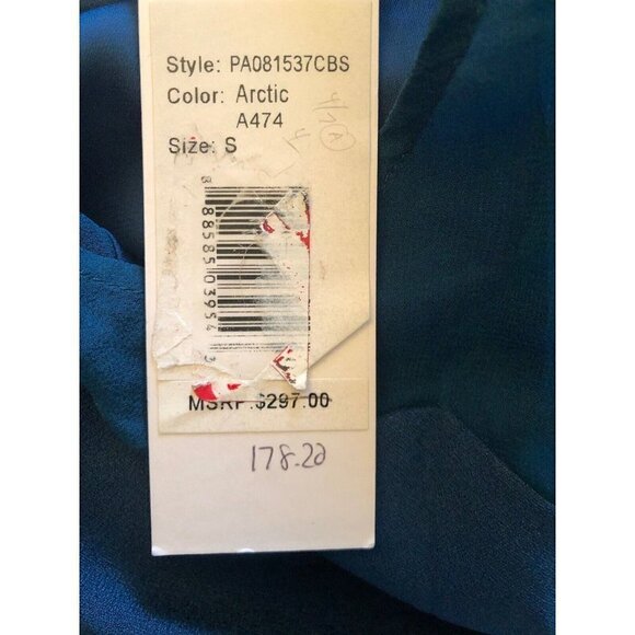 NWT Parker Womens Size S Silk Blend Arctic Blue Ziyan Sleeveless Dress - Picture 5 of 6
